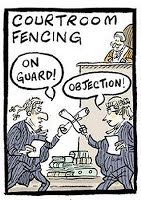 Alex Williams courtroom fencing